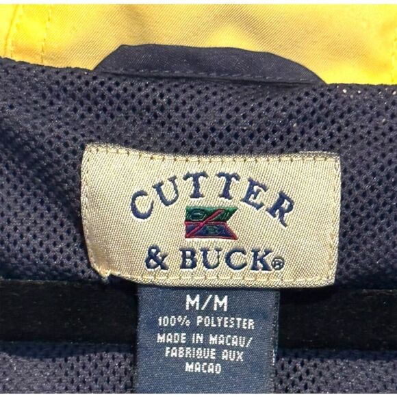 Cutter & Buck Men's Hooded Windbreaker Jacket Multicolor Size Medium - Picture 6 of 6